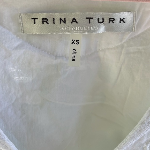 Trina Turk tiered eyelet lace midi dress - size XS - Picture 4 of 4